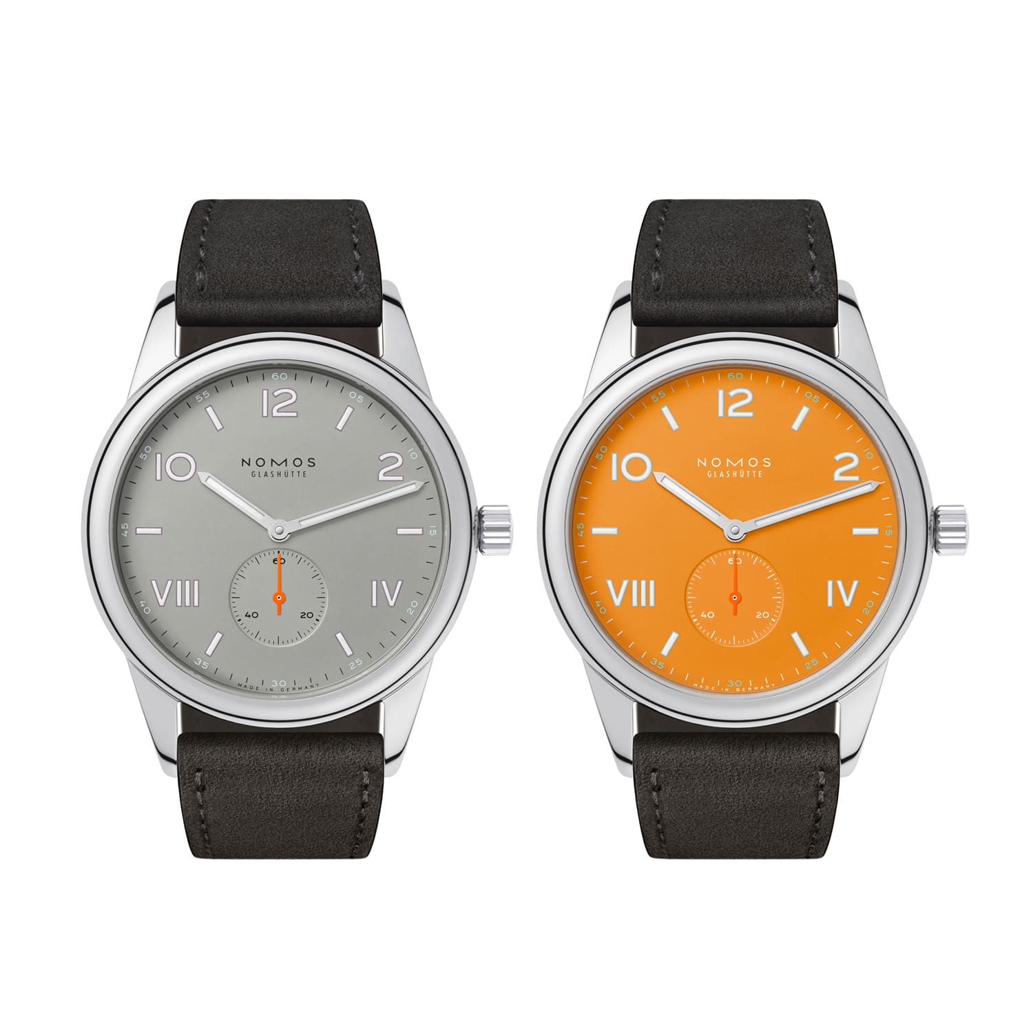 Nomos Neuheiten ClubCampus GreyandOrange 1000x1000