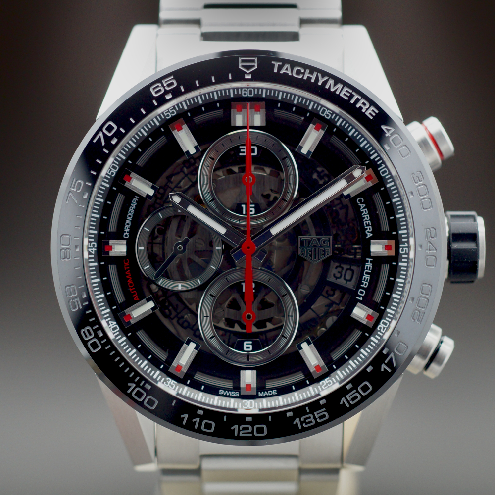 TAG HEUER CARRERA CALIBRE HEUER 01 AUTOMATIC SKELETON CAR201V.BA0714 UH.697660