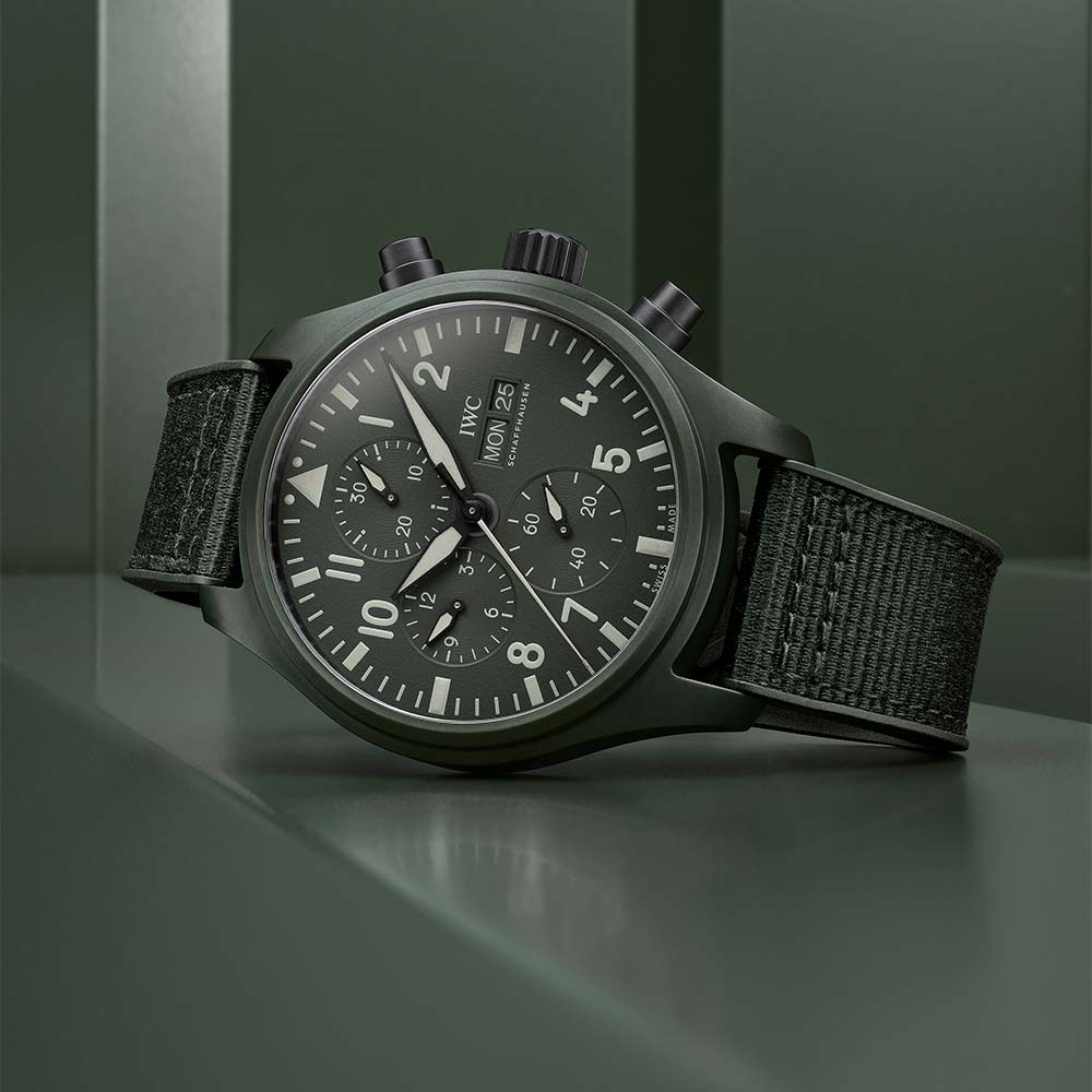 Juwelier Mahlberg Meyer IW389106 Pilots Watch Chronograph TOP GUN Edition Woodland 1000x1000 1