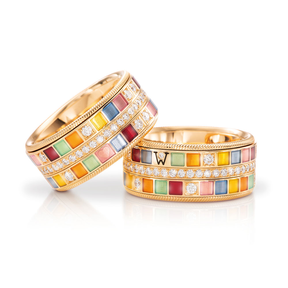Wellendorff Ring REGENBOGEN 1000x1000px
