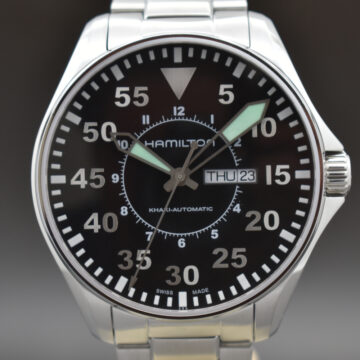 HAMILTON KHAKI PILOT DAY DATE AUTO H64715145 UH.732244