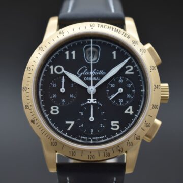 GLASHUeTTE ORIGINAL SENATOR KLASSIK NAVIGATOR CHRONOGRAPH 39 32 13 26 04 UR.74885