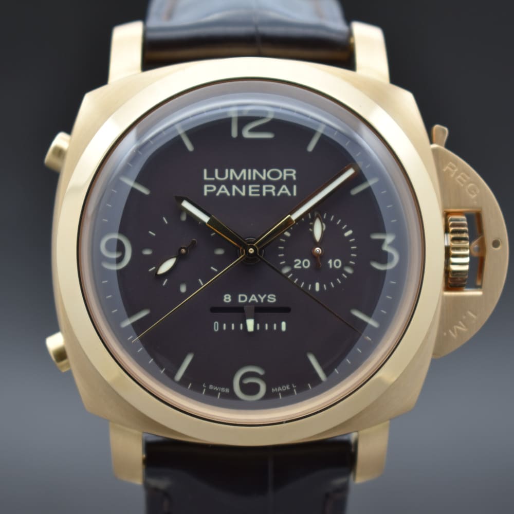 PANERAI LUMINOR 1950 RATTRAPANTE 8 DAYS ORO ROSA LIMITED PAM00319 UR.76393
