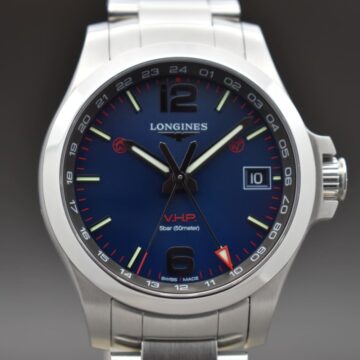 LONGINES CONQUEST V.H.P. GMT L3.718.4.96.6 QH.465836