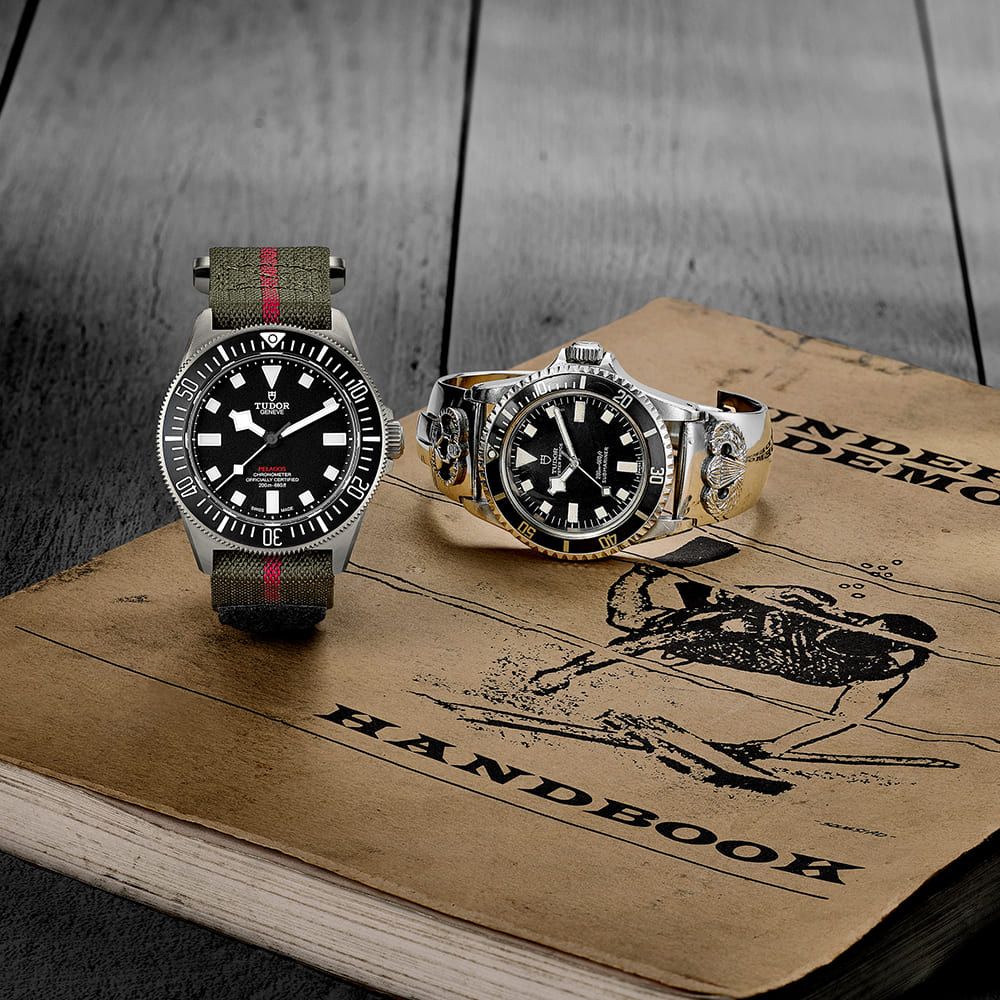 Juwelier Mahlberg Meyer Tudor Pelagos FXD in schwarz