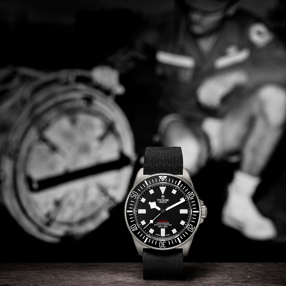 Juwelier Mahlberg Meyer Tudor Pelagos FXD in schwarz