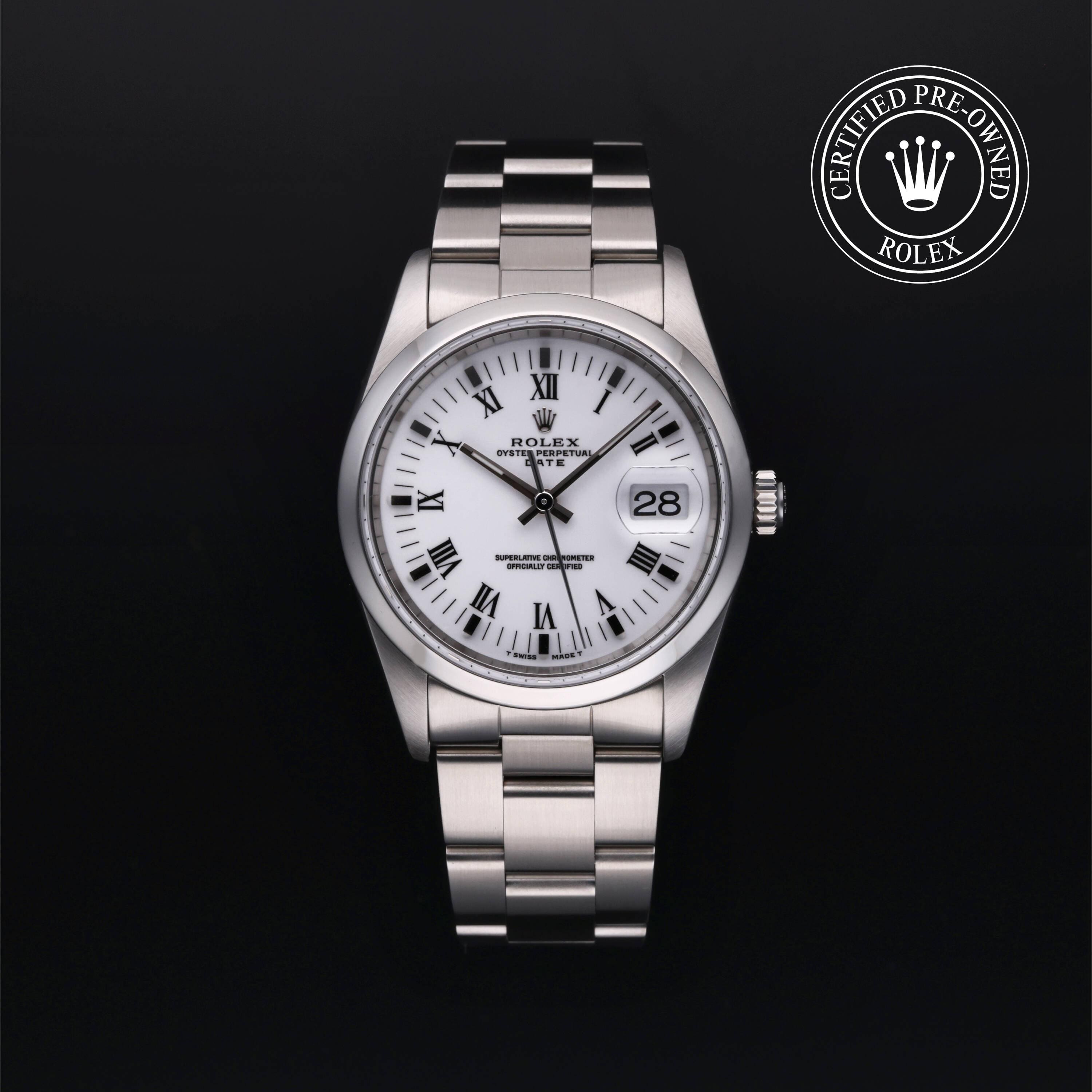 Oyster Perpetual Date 34 Certified Pre-Owned mit 34 mm von 1989