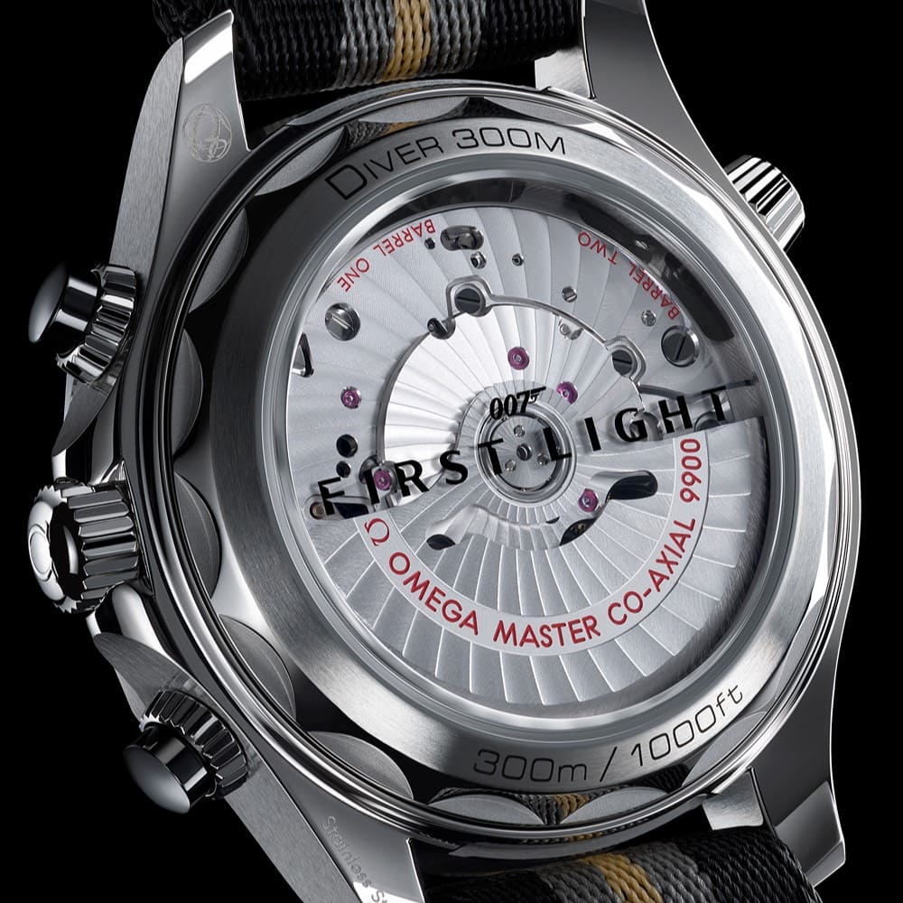 OMEGA 2026 Seamaster Diver 300M Chronograph 007 First Light 210.32.44.51.01.002 Caseback 4 5